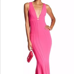 Zac Posen Brilliant Pink Formal Dress $690 4 NWT